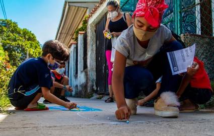 Los meses veraniegos propiciarán el divertimento de niños y jóvenes desde el barrio y la comunidad. Foto: Maykel Espinosa Rodríguez/Juventud Rebelde.