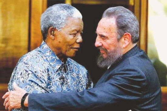 Fue gran amigo de Fidel y de Cuba, a los que agradeció su aporte al fin del apartheid, escribió Díaz-Canel en Twitter. Foto: ACN.