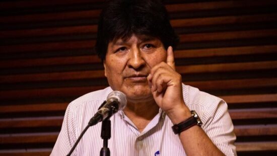 Evo Morales insistió en que la hegemonía de EE.UU. está en decadencia. Foto: PL.
