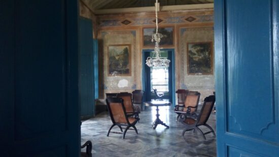 Uno de los interiores de la hacienda Guáimaro. Foto: José Rafael Gómez Reguera/Radio Trinidad Digital. 