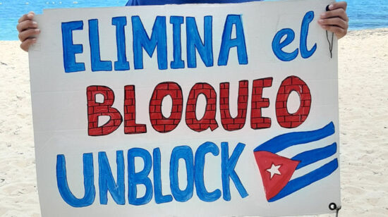 Cuba contra el bloqueo. Foto: ACN.