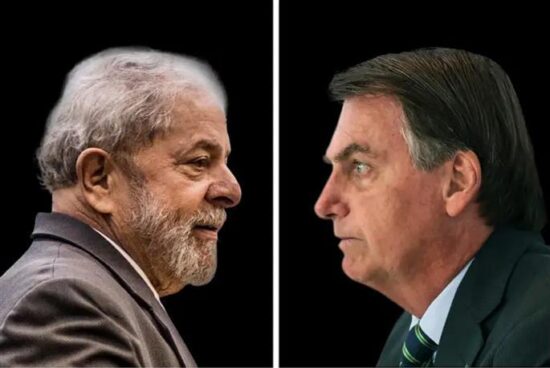 Luiz Inácio Lula da Silva y Jair Bolsonaro a segunda vuelta de elecciones presidenciales en Brasil, este 30 de octubre. Foto: Prensa Latina.