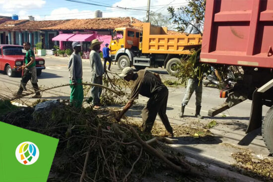 En Pinar del Río, al igual que en las demás provincias afectadas por el huracán Ian, avanzan las tareas de recuperación. Fotos: Tele Pinar.
