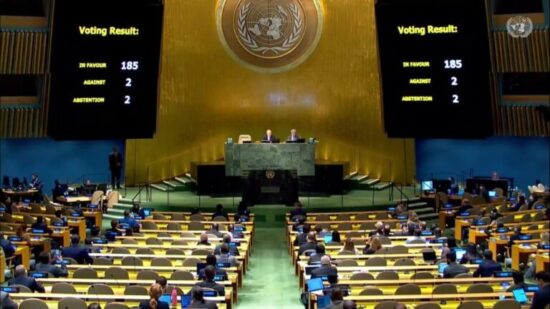 185 países votaron contra el bloqueo de Estados Unidos a Cuba en la Asamblea General de la ONU. Foto: PL.