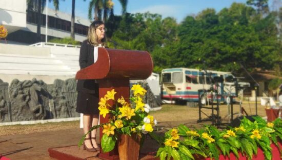 Naima Ariatne Trujillo Barreto, rectora de la casa de altos estudios.