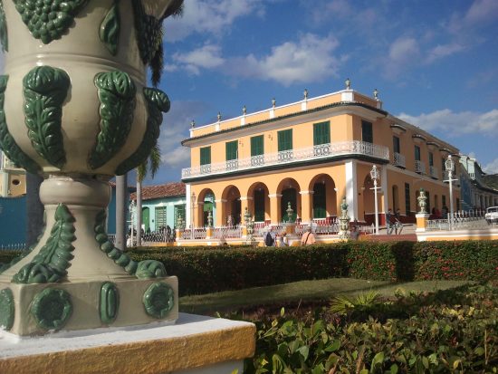 El museo Romántico de Trinidad de Cuba reabre sus puertas en la nueva normalidad. Foto: José Rafael Gómez Reguera.