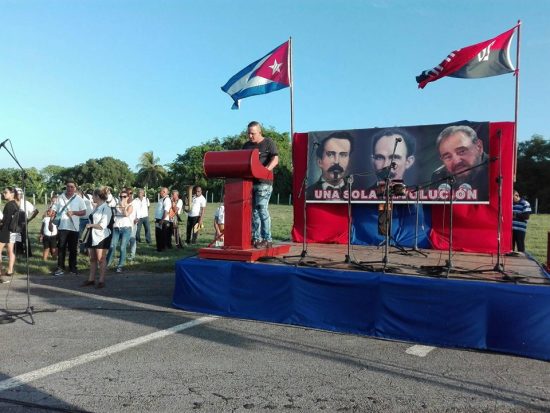 Nuevamente Trinidad rendirá tributo al líder histórico de la Revo9lución cubana, en el aniversario 95 de su natalicio, y del 62 de derrotada la conspiración batistiano-trujillista. Foto: Archivo Radio Trinidad.