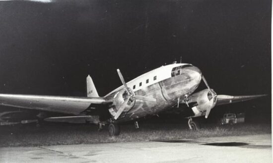 Avión capturado en Trinidad, donde viajaban enviados de Trujillo.