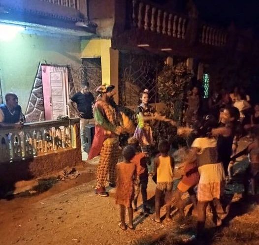 Presentación en la zona conocida como Pelayo Cuervo.