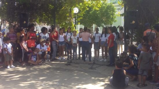 La música fue una constante en este Día de los Niños.