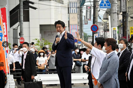 Shinzo Abe fallece a consecuencia de un atentado. Fotos tomadas de Prensa Latina.