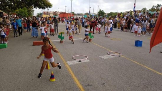 La plaza antigua de Los Olivos I estará dedicada a la recreación infantil. Foto: Yoan Pérez/Escambray.