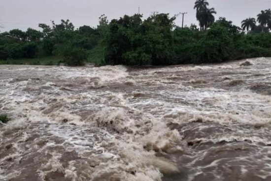 En toda la geografía espirituana se reportaron lluvias significativas. Foto: María de Lourdes Méndez.