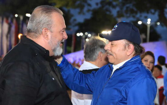 Manuel Marrero Cruz transmitió el saludo fraterno y solidario de Cuba a la Revolución Nicaragüense. Foto: Jairo Cajina.