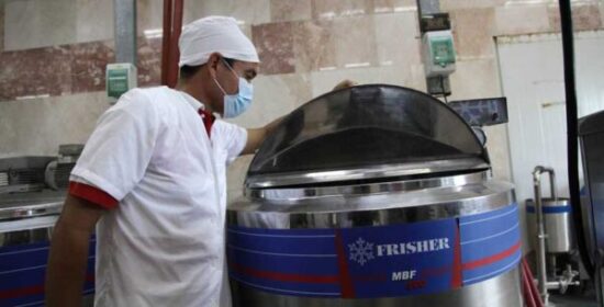 Las producciones de esta fábrica de helados fueron decisivas durante la pandemia de la COVID-19 para centros de la Salud y colectivos obreros.