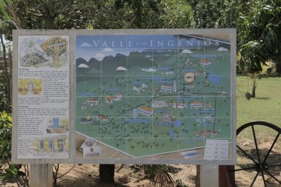 Mapa del Valle de los Ingenios.