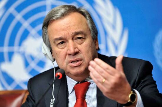 Guterres señaló que el equipo del organismo multilateral sigue de cerca la situación. Foto: PL.