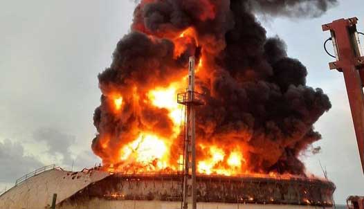 El incendio fue provocado por una descarga eléctrica.