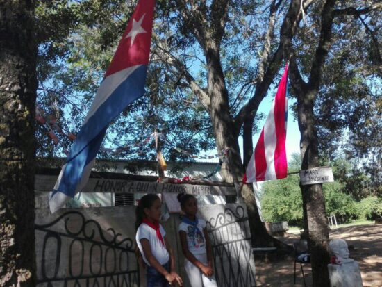 Solidaridad con Puerto Rico, presente en el municipio de Trinidad.