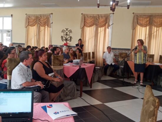 Aizel Llanes, Coordinadora nacional de PADIT, reconoció la necesidad en la medición de la equidad en los programas de desarrollo local.