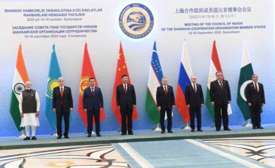 Foto oficial de la Cumbre de la Organización de Cooperación de Shanghái (OCS) en Uzbekistán. Prensa Latina. 