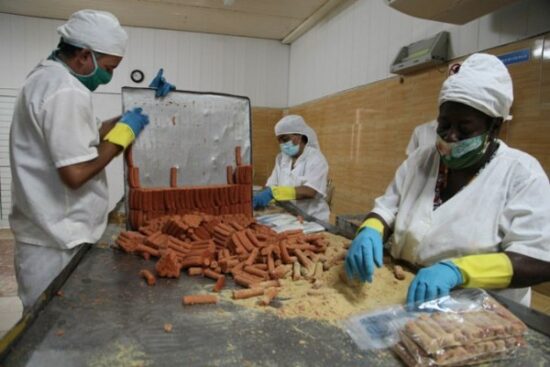 Alimentos como las croquetas se elaboran con un por ciento de materias primas nacionales que sustituyen las importadas. Foto: Oscar Alfonso Sosa.