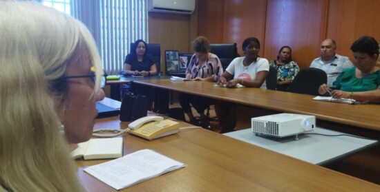 El encuentro formó parte de las acciones para el aseguramiento del proceso de rendición de cuentas de ese gremio a la Asamblea Nacional. Foto: Yosdany Morejón/Escambray.