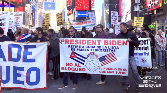El mundo se moviliza contra el bloqueo económico, comercial y financiero de los Estados Unidos contra Cuba. Foto: ACN.