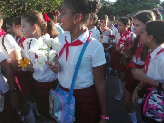 Trinitarios rinden homenaje al Señor de la Vanguardia, este 28 de octubre de 2022, aniversario 63 de su desaparición física. Fotos: Alipio Martínez Romero/Radio Trinidad Digital.