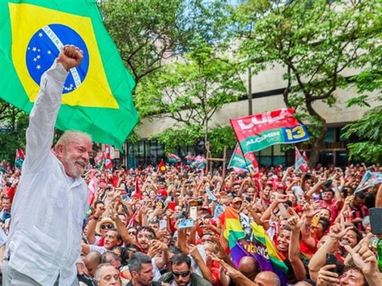 Lula da Silva, martes y miércoles, en Río de Janeiro, en campaña rumbo a su reelección como presidente de Brasil. Foto: Prensa Latina.