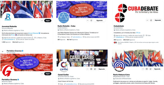 A partir de la aplicación de la medida, Twitter no recomendará ni amplificará entre los usuarios las cuentas o publicaciones de esos medios. Imagen: Cubadebate.