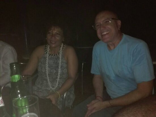 María Victoria Rodríguez Sosa, la Voz de Oro de la música campesina en Cuba, junto con Carlitos Irarragorri, destacado músico, compositor e intérprete de Trinidad.