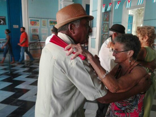 El club del Danzón de Trinidad, uno de los fuertes de la Casa de Cultura del municipio.