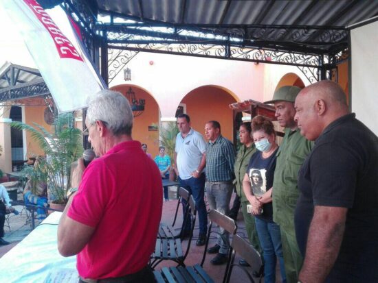 Encuentro del Consejo de Defensa Municipal con directivos y trabajadores del turismo.