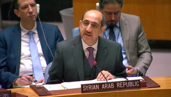 Delegado de Siria ante las Naciones Unidas, Bassam Sabbagh. Foto: Prensa Latina.