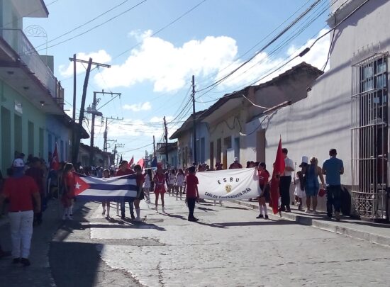 Desfile Martiano Enero 2023. Foto: José Rafael Gómez Reguera/Radio Trinidad Digital.