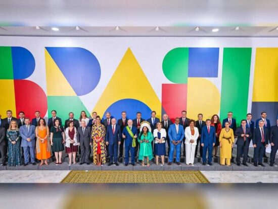 Primera reunión del gabinete ministerial de Brasil en la presidencia de Lula da Silva. Foto: Prensa Latina.