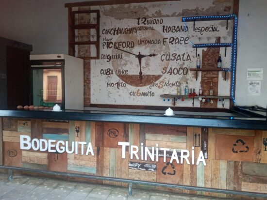 Restaurante “Bodeguita Trinitaria”, donde notables fueron los cambios en su imagen y el servicio. Foto: Belkis Niebla López/Radio Trinidad Digital.