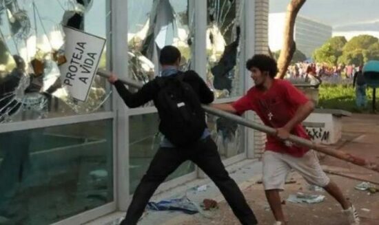 Hasta el momento no existen cálculos para el valor de la destrucción en los Palacios de Planalto y el Supremo Tribunal Federal. Foto: Cubasí.