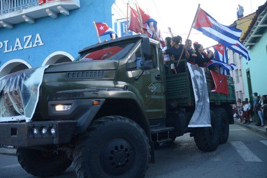 La Caravana de la Libertad fue rememorada en Sancti Spíritus. Fotos: Oscar Alfonso Sosa.