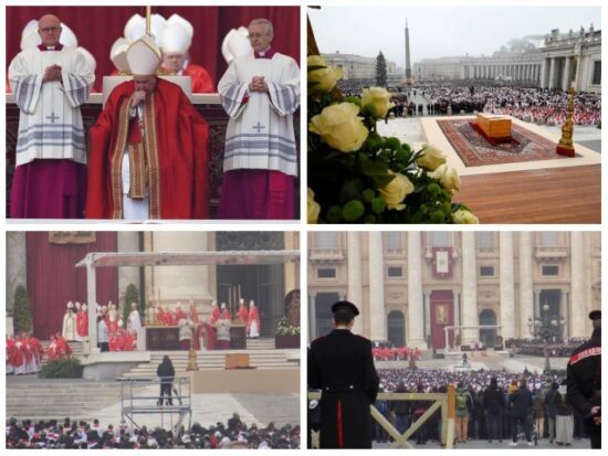 Funeral del papa emérito Benedicto XVI en el Vaticano. Fotos: PL.