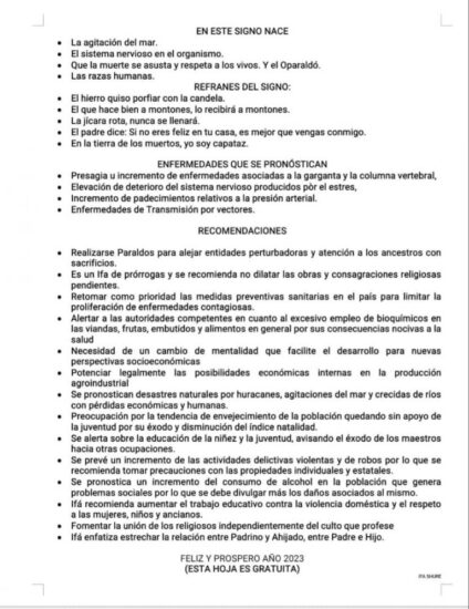 Letra del año 2023