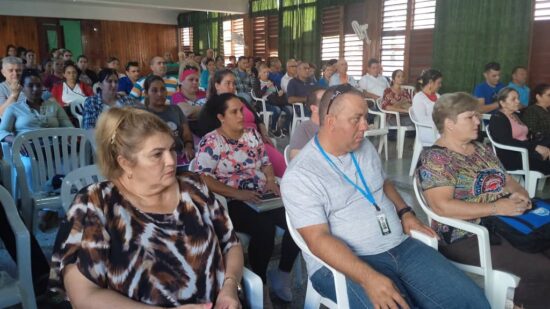 En la sede del Comité Municipal del Partido en Cabaiguán comenzó el recorrido.