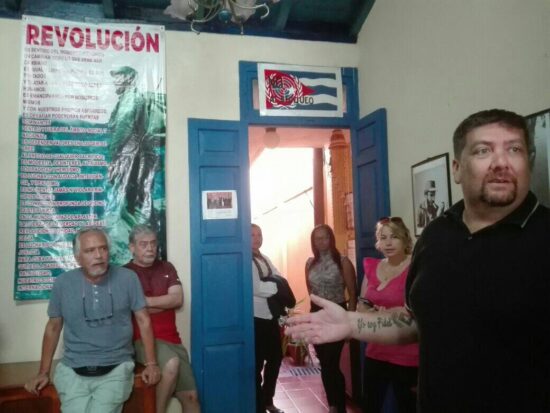 Encuentro en la Casa de la Amistad de Trinidad.