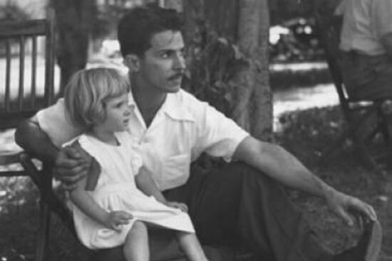 Fernando Chenard Piña y su hija. Foto: archivo.