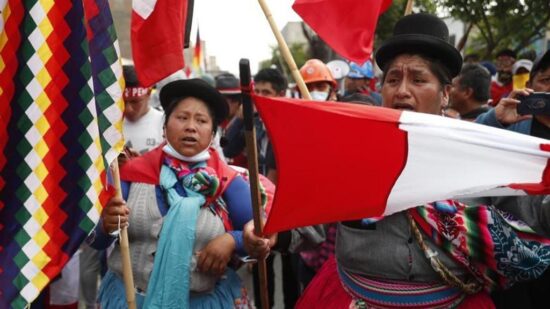 En Perú crecen las protestas para que renuncie la presidenta Dina Boluarte. Foto: Prensa Latina.