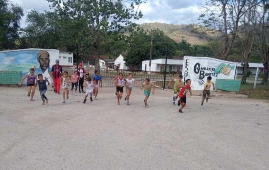 n las zonas rurales también se realizan actividades deportivas.