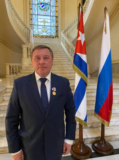Andrei Guskov, embajador de Rusia en Cuba. Foto: ACN.
