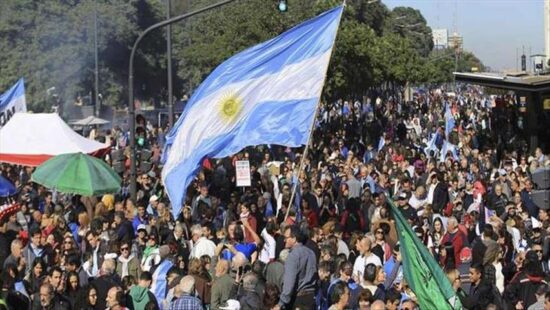 Argentinos conmemoran el Día Nacional de la Memoria, por la Verdad y la Justicia. Foto: Prensa Latina.