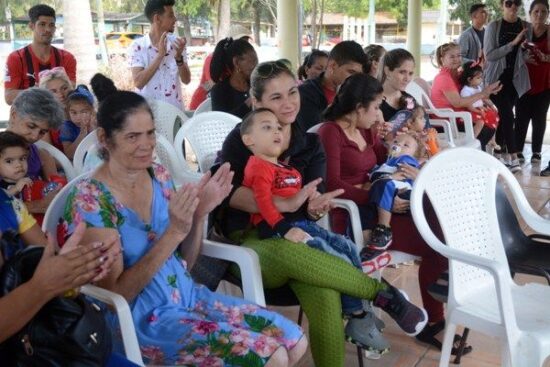 Para los niños, sus familiares y quienes trabajan en el programa de rehabilitación, fue esta una jornada reparadora de almas. Foto: Oscar Alfonso Sosa.